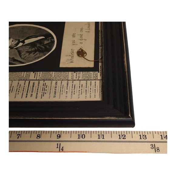 Artist Signed Aged Reproduction Lincoln Assasination Newspaper Cover Page - Picture 9 of 10